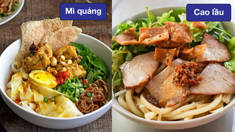 Mì quảng cao lầu