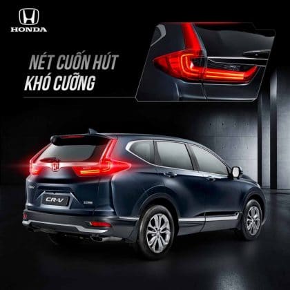 đuôi xe honda crv